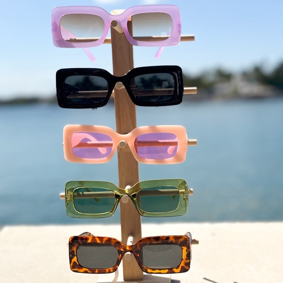 Oversize square summer sunglasses - Picture 2 of 3